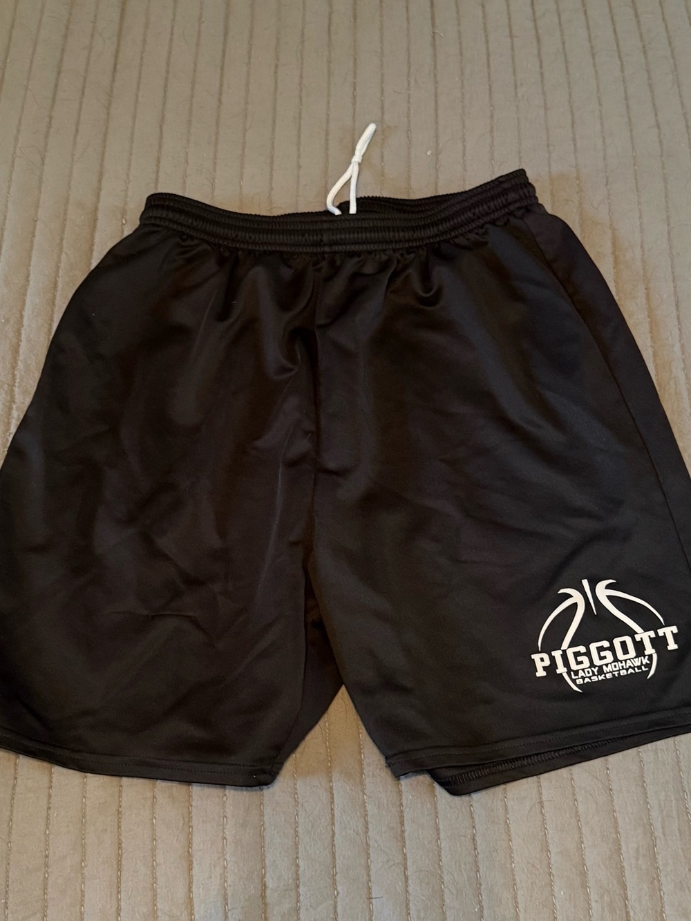 Lady Mohawks Black Athletic Basketball Shorts